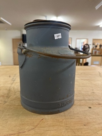 Small SUNRISE Cream/Milk Can - 9 1/2in(H)
