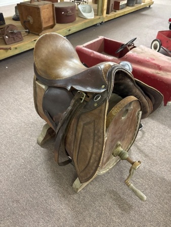 Leather Stock Saddle