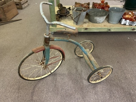 Vintage Steel Pedal Tricycle