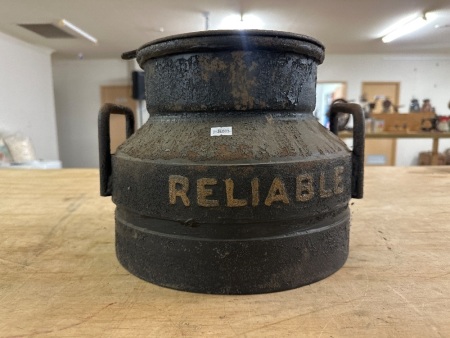 Iron Squat RELIABLE Cream/Milk Can - 9 1/2in(H)