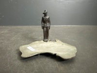 Anzac Trench Art Australia Ash Tray - 2