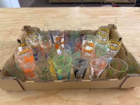 Large Lot Mid Century Glassware