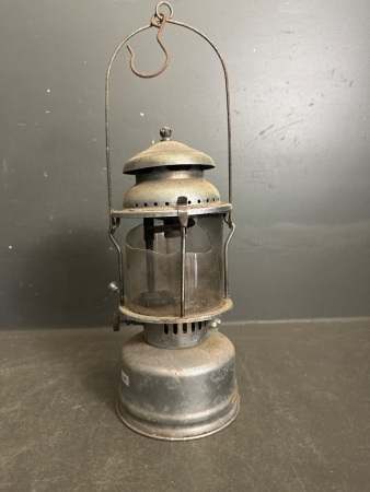 Vintage Kerosene Pressure Lamp - needs new glass