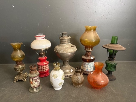 Assortment of Kerosene Lanterns