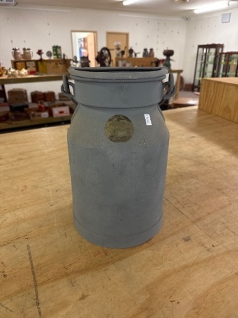 Vintage Blue Milk or Cream Can