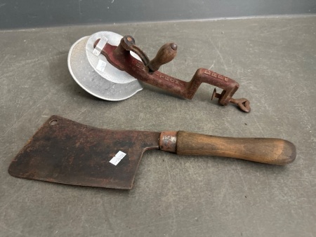 Meat Cleaver & Citroma Bench Juicer