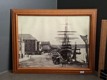 Pitt St Ship Sobraon Circular Quay Sydney
