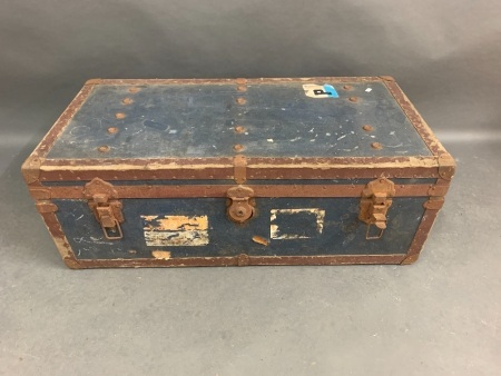 Vintage Steamer Trunk with Original Internal Tray