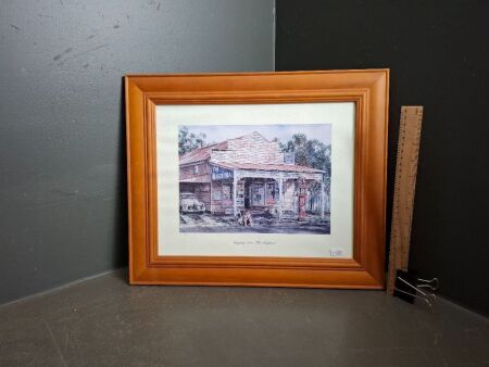 Staying for the Refund Print by Australian Artist Gordon K Hanley