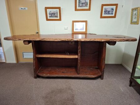 Slab Wood Hand Made Unique Bar