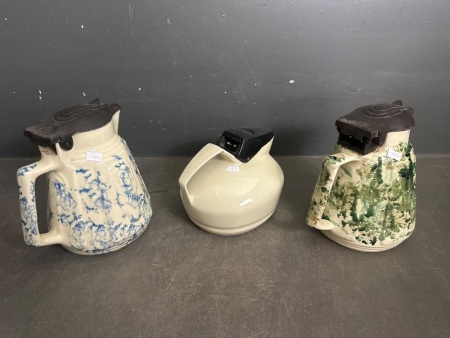 3 Speedie Electric Ceramic Jugs