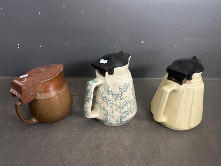 3 Speedie Electric Ceramic Jugs