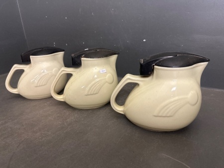 3 Nilsen Electric Ceramic Jugs