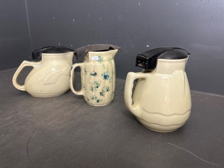 3 Nilsen Electric Ceramic Jugs