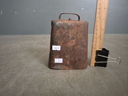 Vintage Cow Bell with Ringer