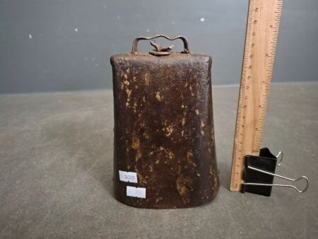 Vintage Cow Bell with Ringer