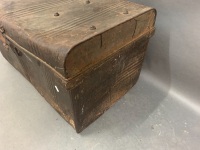 Vintage Tin Trunk - 3