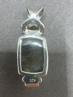 Sterling Silver Pendant with Labradorite Gemstone - 3