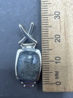 Sterling Silver Pendant with Labradorite Gemstone - 4