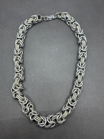 Vintage Chainmail Link Necklace