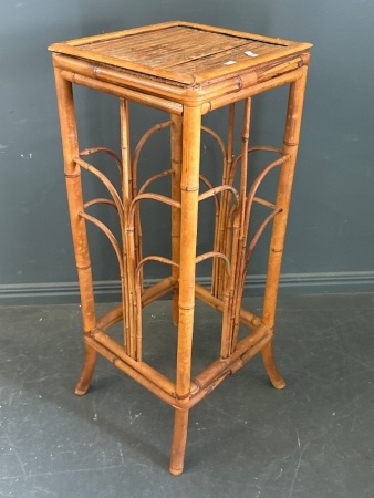 Cane Pedestal Plant Stand