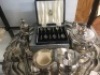 Job Lot of Quality Silver Plate inc. Heavy Drinks Tray, Pots & Cutlery inc. 2 Boxed Sets - 2