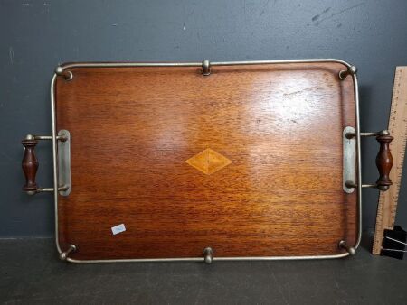 Mid Century Wooden Serving Tray