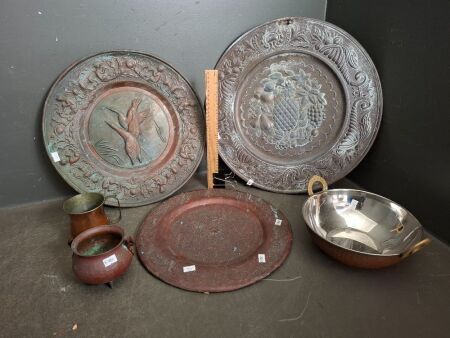 Selection of Copper Items