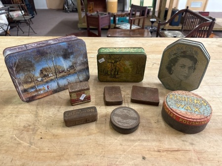 Selection of Vintage Tins