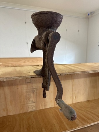 Antique Table Top Meat Mincer