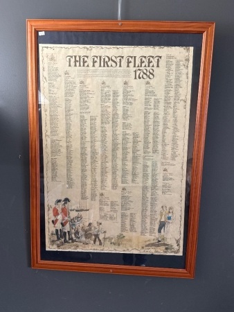 The First Fleet 1788 List of Boats, People, Provisions, Livestock, Etc