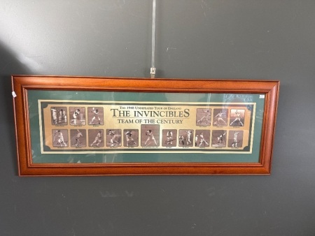 The1948 Undefeated Tour of England The Invincible's Signed Print