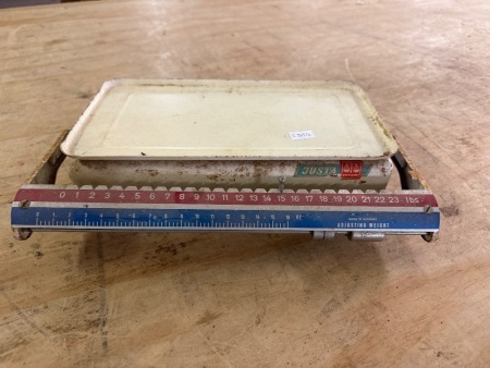 Vintage Justa Kitchen Scales - Adjusting Weight - Made in Germany