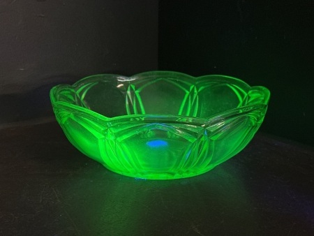 Uranium Glass Bowl