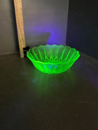 Uranium Glass Bowl