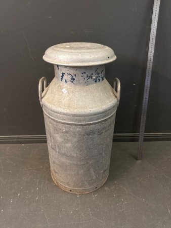 Vintage Grundy Teddington ltd Aluminium Milk/Cream Can - Serial No 8/1959