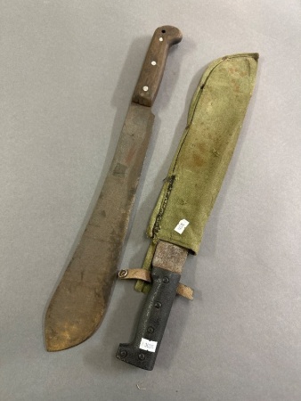 2 Mid Century Machetes