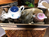 Box lot of China