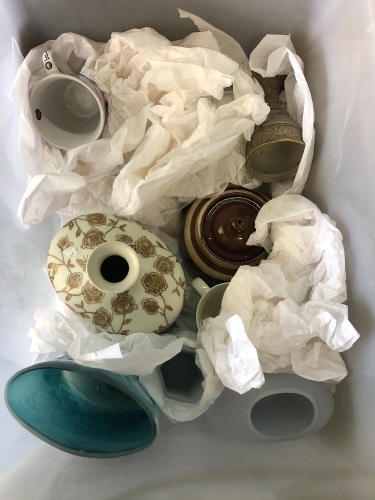 Box Lot of China / Glass