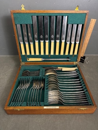 Complete George Butler & Co Cutlers & Silversmiths Cutlery Set