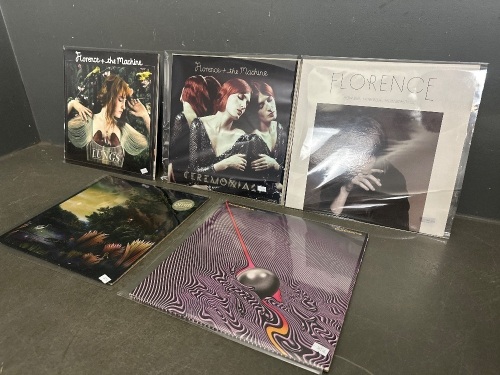 5 Mixed Genre Vinyl Records