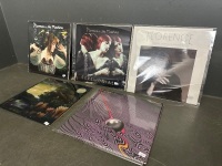 5 Mixed Genre Vinyl Records