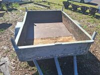 1977 Box Trailer - Metal and Wood - Chassis No QPE3597 - 7 Pin Flat Trailer Plug Attached - Jockey Wheel - 2
