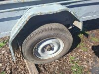 1977 Box Trailer - Metal and Wood - Chassis No QPE3597 - 7 Pin Flat Trailer Plug Attached - Jockey Wheel - 3