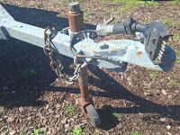 1977 Box Trailer - Metal and Wood - Chassis No QPE3597 - 7 Pin Flat Trailer Plug Attached - Jockey Wheel - 5