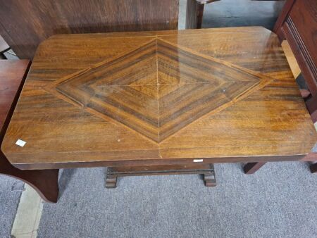 Art Deco Wooden Coffee Table