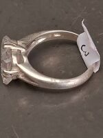 Sterling Silver Ring with Cubic Zirconia - 2