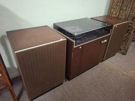 Pye&nbsp;Stereophonic Radio with 2 Speakers