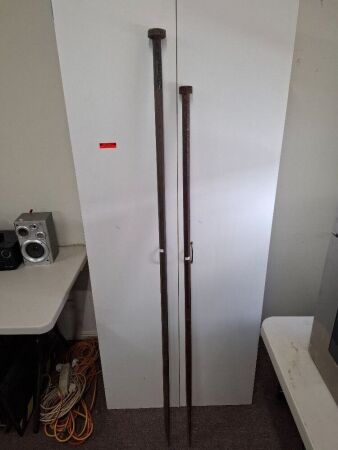 2 Large Crow/Fence Bars