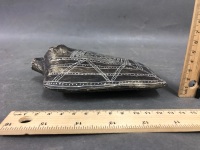 Vare Rare Ocarina / Morimuge from Simbu Province PNG. Incised Clay - 7